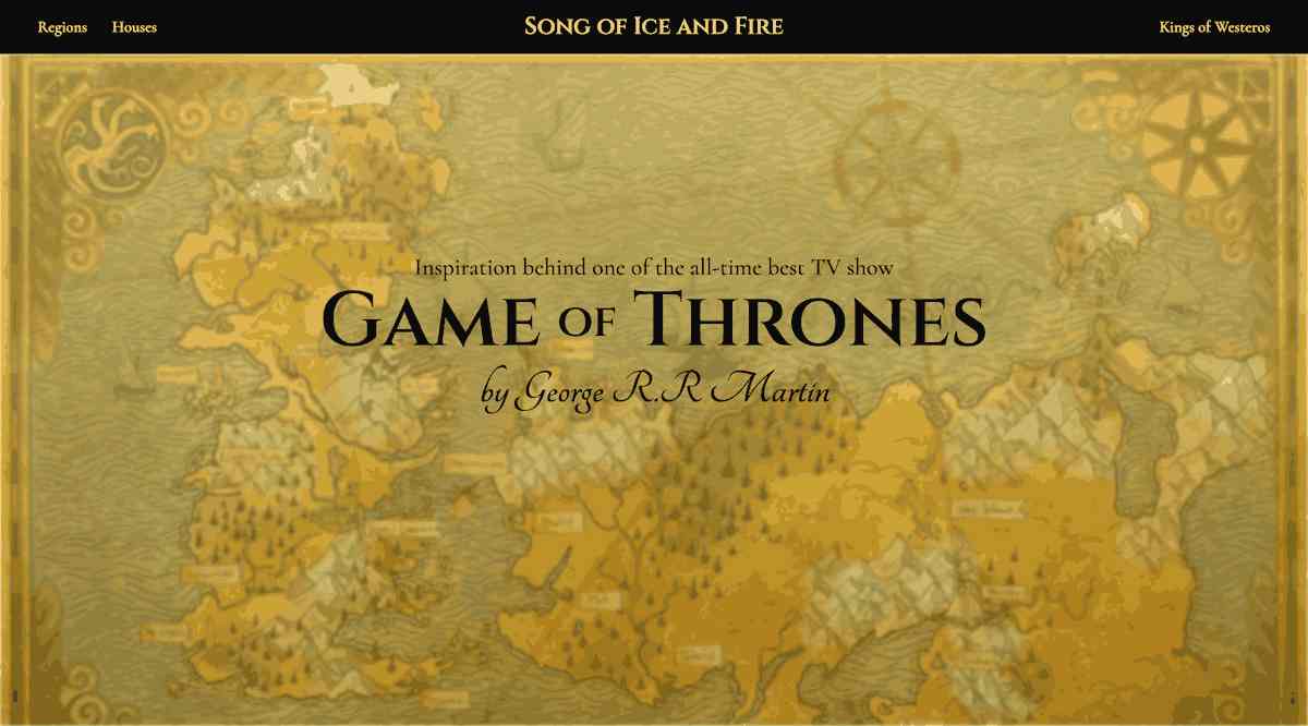  Project Song of ice and fire screenshot